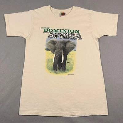 Camiseta Just Think Sports Elefante Africano Para Hombre M Blanca The Herd Safari Naturaleza Foto 1 de 4