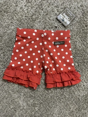SHORTIES MATILDA JANE vermelho branco bolinhas tamanho 2 - Imagem 1 de 4