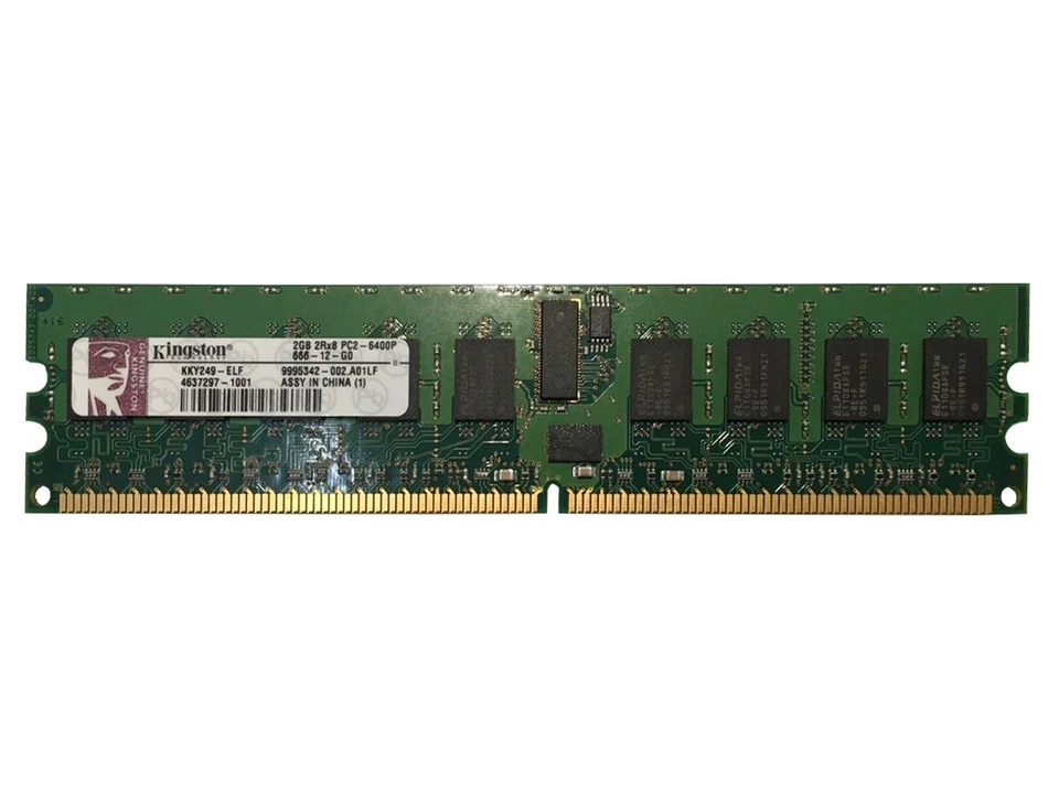 RAM Kingston 2GB 2Rx8 PC2-6400 DDR2 UDIMM 800MHz 9995342-002.A01LF - Image 1 of 1