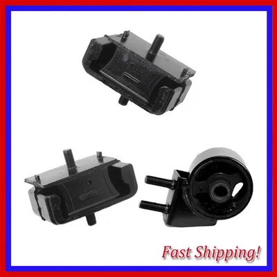 For Kia Sportage 95-02 2.0L Front Left & Right Engine & Transmission Mount 3PCS - Image 1 of 4