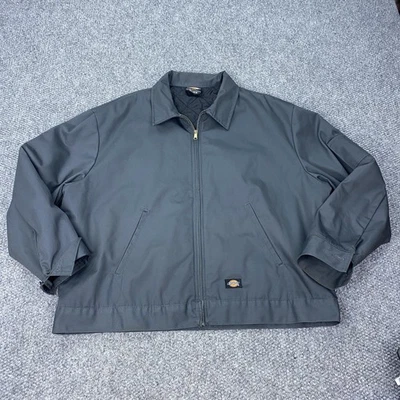 Chaqueta Dickies Para Hombre 2XL Aislada Carbón Eisenhower TJ15 Trabajo Cremallera Acolchada Foto 1 de 4