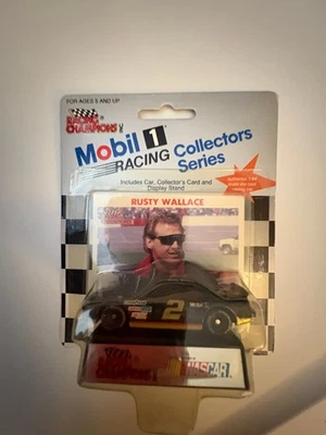 1991 Racing Champions Mobil 1 Promo 1:64 #2 Rusty Wallace Pontiac New Unopened - Image 1 of 4