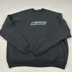 Felpa Carolina Panthers vintage uomo 3XL nera pesante XXXL anni 90 NFL USA - Foto 1 di 7