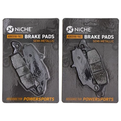 NICHE Brake Pad Set for Suzuki Katana 600 Kawasaki Vulcan Complete Semi-Metallic - Image 1 of 4