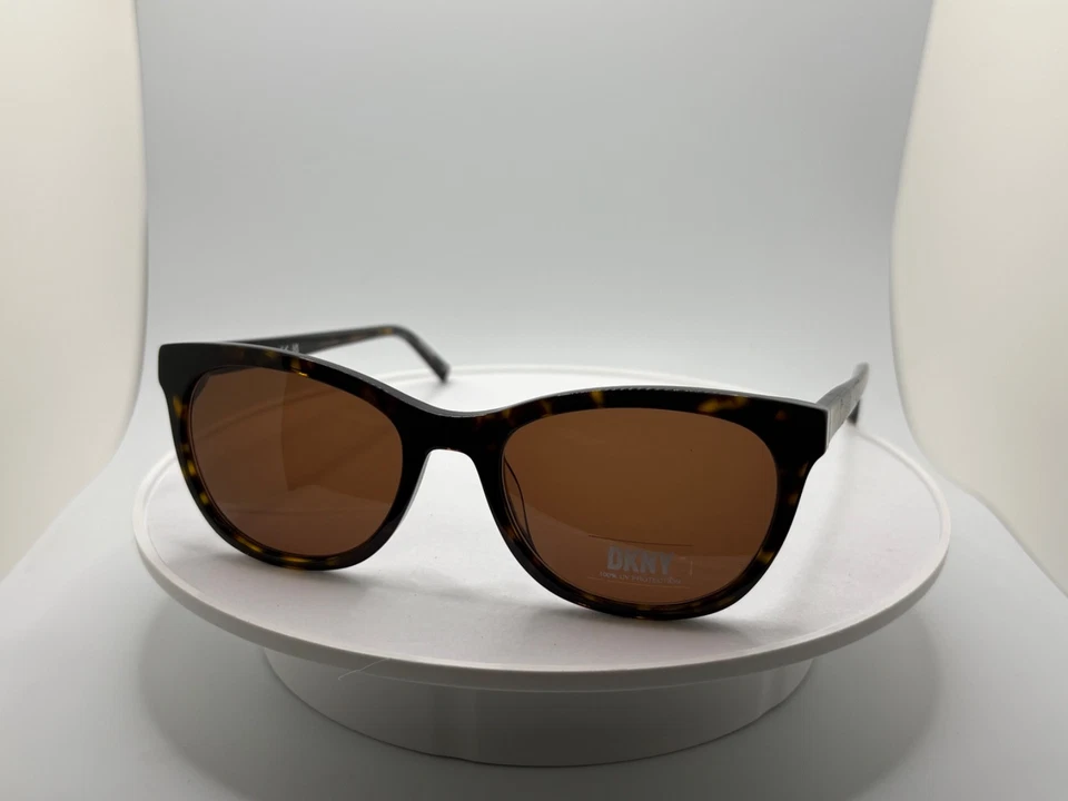 DKNY Sunglasses DK502S 237 Tortoise Brown Cat Eye Frames with Dark Brown Lenses - Image 1 of 1