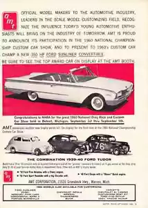 Ford Starliner 1960 ~ gran anuncio AMT - Imagen 1 de 1