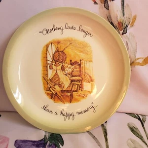Piatto vintage anni 70 American Greetings Holly Hobbie da collezione - Foto 1 di 3
