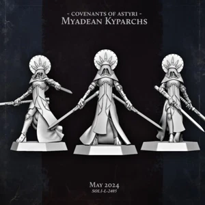 Covenants of Astyri - Myadean Kyparchs (x3) TTRPG/Wargaming/Grimdark/Solwyte - Imagen 1 de 1