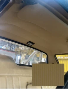 HOLDEN HQ HJ HX HZ WB UTE and One Tonner, Rooflining, Hoodlining - GOLD RIBBED - Picture 1 of 3