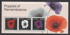 AUSTRALIA 2023 POPPIES of REMEMBRANCE MINISHEET , Block  MNH - in stock now - Picture 1 of 1
