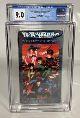 Yu Yu Hakusho : Yusuke Lost Yusuke Found - Ghost Files - CGC 9.0 A Sealed VHS - Image 1 of 4
