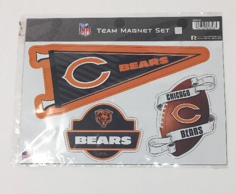 NFL Team Magnet Set Chicago Bears Cover
