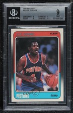 1988-89 Fleer Joe Dumars #40 BGS 9 MINT HOF