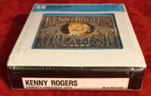Kenny Rogers Twenty Greatest Hits (8 Track Tape) Small Hole In Factory Seal - Picture 1 of 7