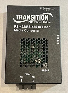 Transition Networks RS-422/RS-485 to Fiber Media Converter SRS4F3214-100 - Picture 1 of 3