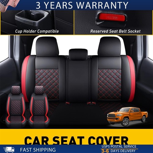 For Toyota Car Seat Cover Set Full Leather 5Seats Front