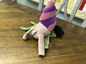 7" Snail Pink Velour Fabric Glove Hand Puppet - Picture 1 of 3