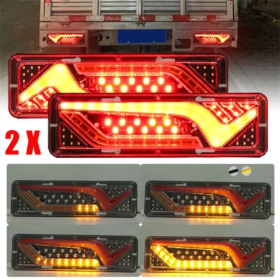 2x Anhängerbeleuchtung Rückleuchten Beleuchtung Anhänger Rücklicht Laufblinker - Bild 1 von 4