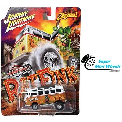 Johnny Lightning 1:64 - Zinger 1965 Volkswagen Samba Bus- Supercon - Image 1 of 2