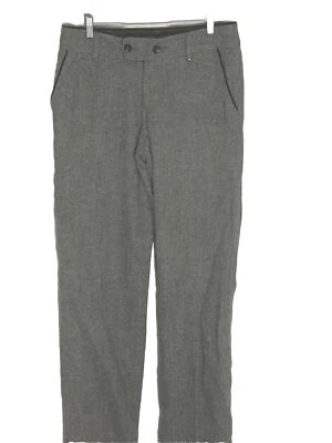 Pantalones para mujer Eddie Bauer de lana, 6 altos, forrados, clásicos, gris espiga, usados en excelente estado Foto 1 de 4