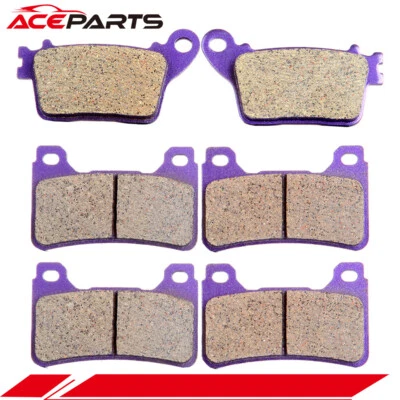 Front & Rear Carbon Fiber Brake Pads Set For Honda CBR1000RR 2006-2010 2012-2015 - Image 1 of 4