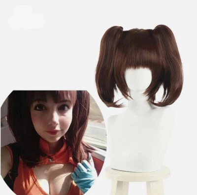 The Seven Deadly Sins Diane Cosplay Wigs 40cm Brown Clip on Ponytails Hair - Image 1 of 4