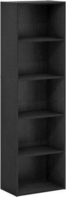 Luder Bookcase / Bookshelf / Storage Shelves, 5-Tier, Blackwood - Image 1 of 4