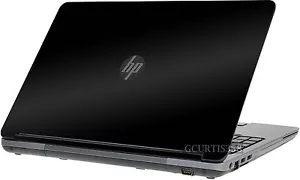 BLACK Vinyl Lid Skin Cover Decal fits HP ProBook 655 G1 Laptop - Picture 1 of 1