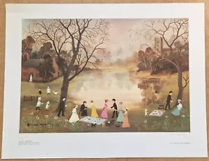 Helen Bradley, Art Print, 'OUR PICNIC', SIGNED limited edition - Picture 1 of 3