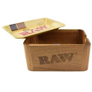 Raw Cache Mini Box - Wooden Stash Box With Tray FREE SHIPPING