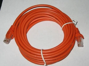 15Ft(5M) Cat5e RJ45 8P8C 100Mbps LAN Ethernet Network Patch Cable - Orange - Bild 1 von 5