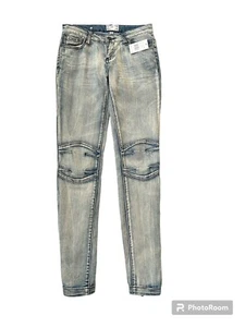 Neu! Y2k Sean Jean Paneled Jeans Low Rise Skinny Reißverschluss Ankle Damen Gr. 27 - Bild 1 von 8