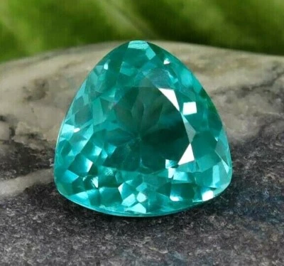 AAA Natürlich Brasilien Grün Paraiba Turmalin Loose Trillion Edelstein Schliff - Bild 1 von 4