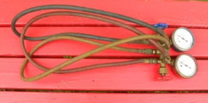 Robinair 11692 & 11693 HVAC AC Manifold Hoses & Gauge Set w/Brass Fittings - Picture 1 of 5