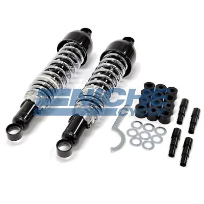 Amortiguadores traseros Kawasaki KZ1000 77-83 335 MM ojo/ojo negro/cromo Foto 1 de 3