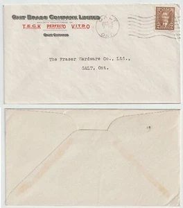 Galt Brass Company Limited Galt Ontario Advertising Cover Circa 1941 - Picture 1 of 3