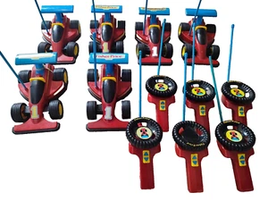 6x Ferngesteuertes RC Fernlenk Rennauto Auto Vintage Spielzeug Fisher Price 1993 - Bild 1 von 8