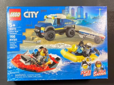 Lego City Set 60272 [ Police Boat Transport ] NEW - Image 1 of 4