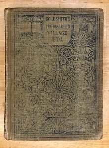 RARE Vintage 1912 Poems and Plays of OLIVER GOLDSMITH "The Deserted Village" - Picture 1 of 18