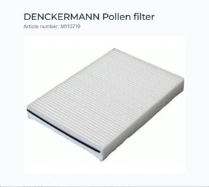 Pollen filter for JAGUAR VOLVO LAND ROVER DENCKERMANN M110719 - Picture 1 of 2