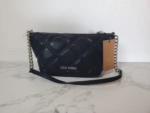 NWT Steve Madden BCandi Quilted Shoulder Bag Black Retail 88.00 - Picture 1 of 6