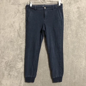 Vince Rib Cuff Hose Jogginghose Damen Größe 2 Blau Weich French Terry - Bild 1 von 9