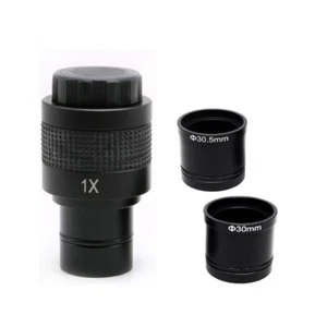 Nuovo adattatore obiettivo fotocamera 1X microscopio CCD per microscopio stereo biologico - Foto 1 di 5