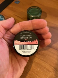 NEW! Metallic Wax Spectrum Noir RED - Picture 1 of 1