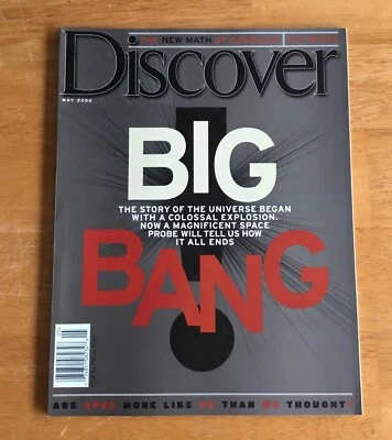Discover Magazine May 2000 Big Bang No Label Newsstand - Image 1 of 2