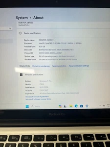 Apple MacBook Pro 13.3 inch Laptop - A1278 Intel i5-3210M 2.5GHz 4GB RAM - Picture 1 of 4