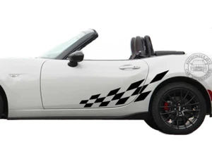 Car Sticker For Mazda MX-5 MX5 Miata Graphic Racing Sport Stripe Side Door Decal - Picture 1 of 7