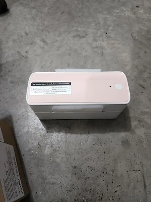 Logistics Thermal Label printer PM-241-BT Bluetooth Connectivity Pink-white - Image 1 of 4