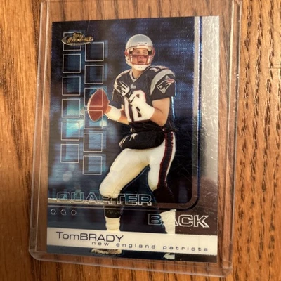 2002 Topps Finest Tom Brady #50 - Image 1 of 2