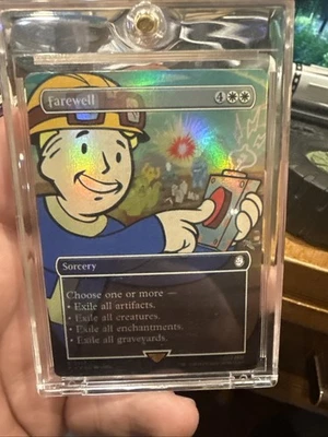 2024 Farewell #353 Fallout Vault Boy Borderless Foil Magic The Gathering - Image 1 of 4